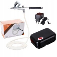 Model kompresoru aerografu pro airbrush + aerograf