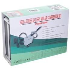 Aerograph kompressor Aerographer Mini Maling satt