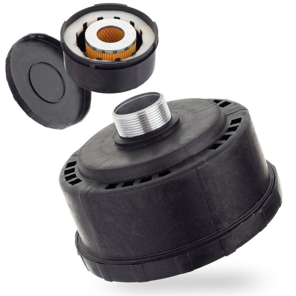 Inch luchtfilter CS-1 (2) HEPA 1 "Inlaat Plastic Housing