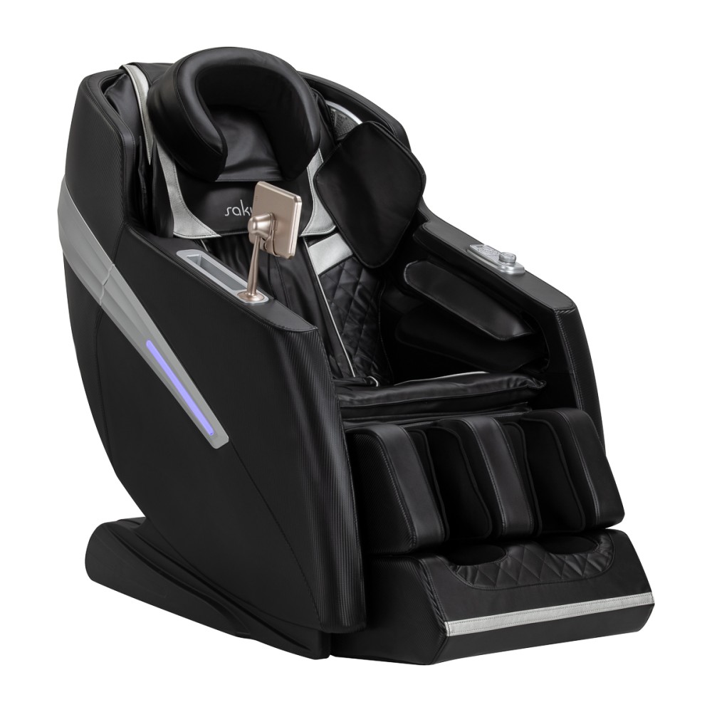 Sakura Prime 101 Massagesessel schwarz — Seitenansicht