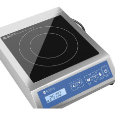 Kookplaat. Draagbaar 1 verwarmingsveld. Wed. 28 cm LCD 3500 W