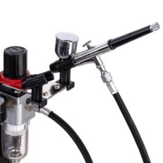 Compresor AS-186 Fengda original Cilindro 3L + AEROGRAWAW wężyk Cepillo Pincel