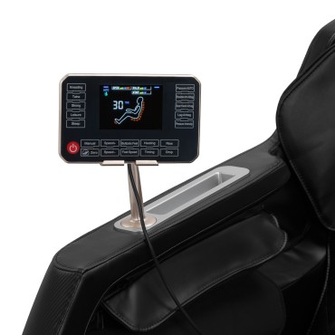 Sakura Prime 101 silla de masaje negra — detalle de los controles