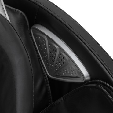Sakura Prime 101 silla de masaje negra — detalle del reposabrazos