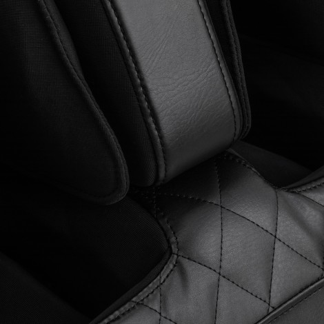 Sakura Prime 101 massagestoel zwart — detail zitvlak