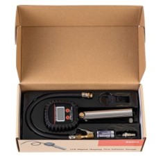 Pistola Sty208 (86003) para rodas de bombeamento com um medidor de pressão digital