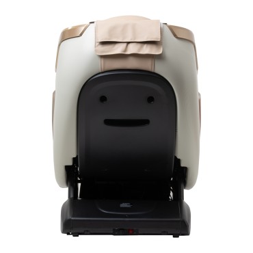 Sakura Prime 108 Massagesessel Weiß-Beige — Rückansicht