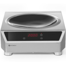 3500W Induction WOK met inductieve PAN PROFI-lijn - Hendi 239681