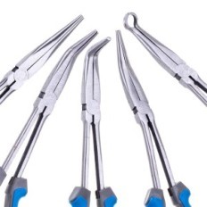 Big pliers. Long bent. Simple 280 mm