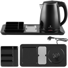 Hotel Benvenuto Bollitore Bollitore Electric Nappa TRAY 1.2 L