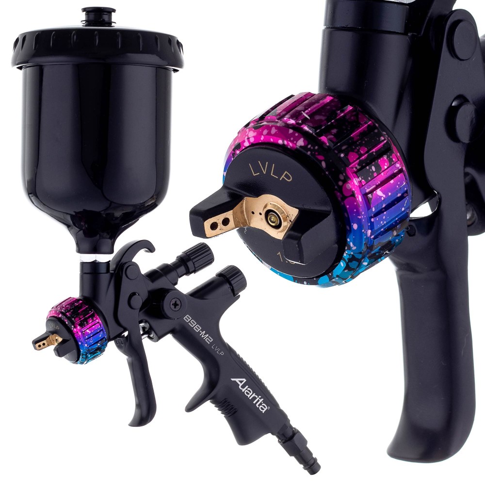 LVLP 1.3mm auarita musta Pistooli