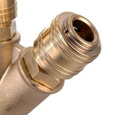 Air pneumaattinen jälleenmyyjä. Autot. Brass-peitot 1/2