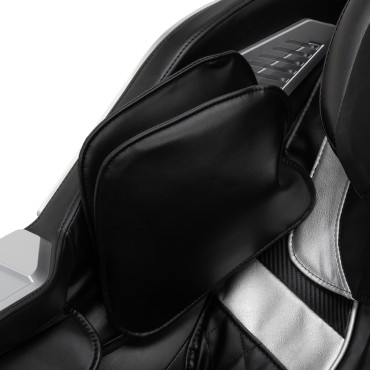 Sakura Prime 108 sillón de masaje negro — detalle del reposabrazos
