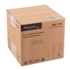 Aerograph cleaning tank brushes wire needle