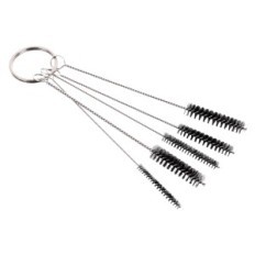 Aerograph cleaning tank brushes wire needle