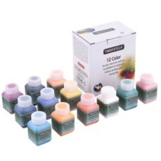 CARBY MIX- II 12x 30ml 12 színezék akril aerográfiákhoz Timbertech