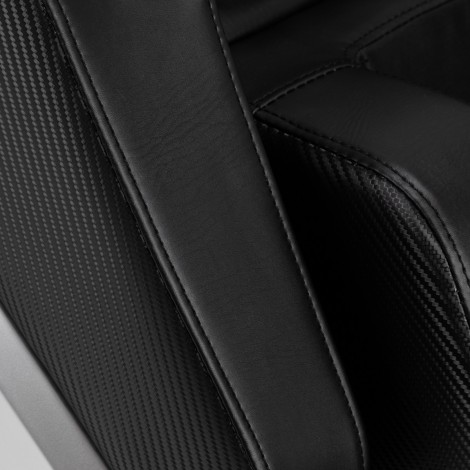 Πολυθρόνα μασάζ Sakura Prime 108 μαύρη — κοντινό μπράτσο