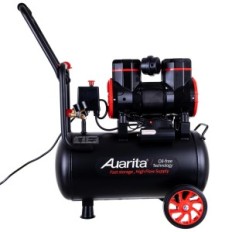 Auarita 24L 2-zuigercompressor 1450W 8 bar - mobiel
