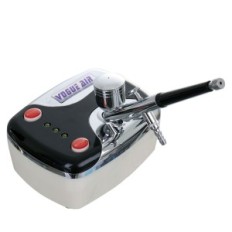 Model compressor for airbrush Aerographer mini paint set in a suitcase