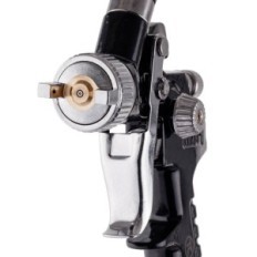 Mini HVLP Målning Paint Gun 1,0 Svart för 125 ml Markets