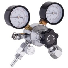 CO2-Reduzierer für Wasser-Wein-Bier-Apfelwein-Cider-Sicherung 2 Manometer