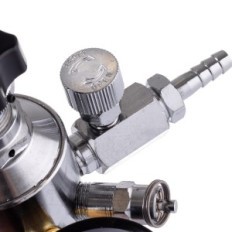 CO2-Reduzierer für Wasser-Wein-Bier-Apfelwein-Cider-Sicherung 2 Manometer