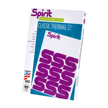 Spirit:Classic Thermal Paper 11 termični prenosni papir za tatoo umetnike — sprednji pogled