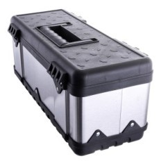 Inox Metal Toolbox 39cm για εργαλεία από ανοξείδωτο χάλυβα