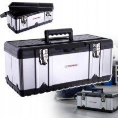 INOX metal tool box 57cm for stainless steel tools