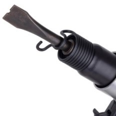 Młotek pneumatyczny Udarowy 150mm Groty Dłuta Przecinaki Mocowanie Okragłe