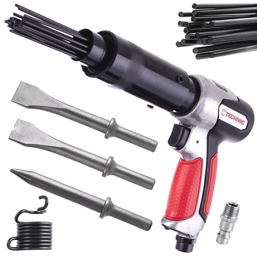 Martelo pneumático para ferrugem. Conjunto de agulha. Termos para Frun 2in1 cinzel