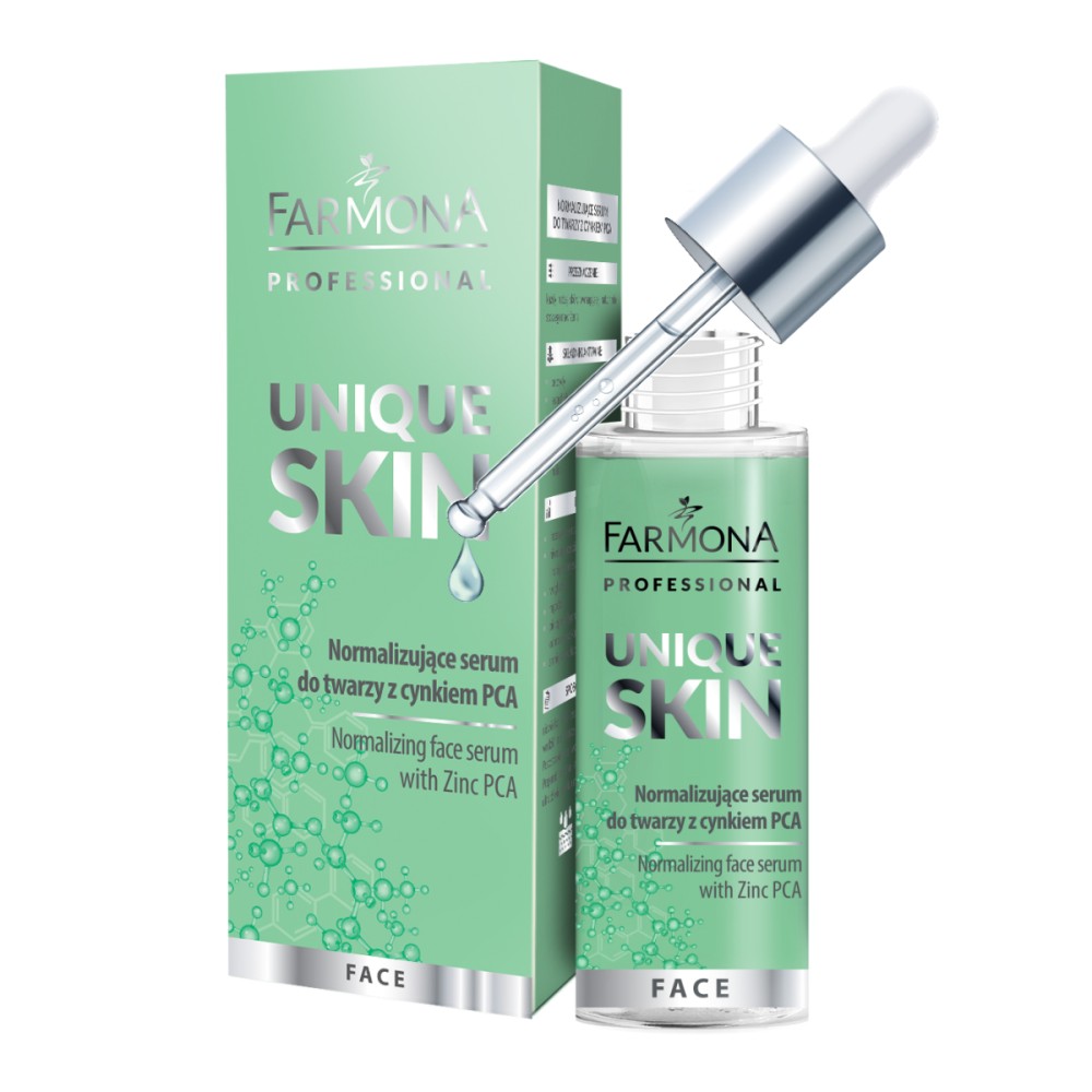 Farmona UNIQUE SKIN Sérum Normalizador Efectivo con Zinc PCA 30 ml — vista frontal