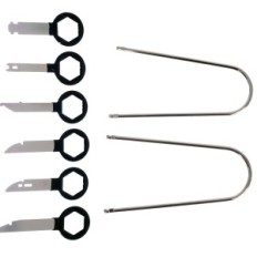 Set van F3009-hefboomwerking voor 40El-pin-radiostoffering. Case (-)