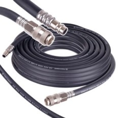 Pneumatischer Schlauch 10m 20bar Gummi-Elastik 8x14mm für Kompressorkabel