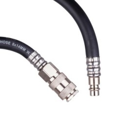 Pneumatischer Schlauch 10m 20bar Gummi-Elastik 8x14mm für Kompressorkabel