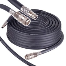 Pneumatisk slang 20M 20Bar gummi Elastisk 8x14mm för kompressorkabel