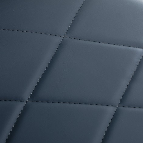 Gabbiano Bruno stolac za brijanje u čelično plavoj boji s crnim postoljem — detaljni prikaz površine