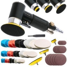 Grinderpolisher Pneumatiska svampfursfelar 25mm 50mm 75mm Kpl 48PC