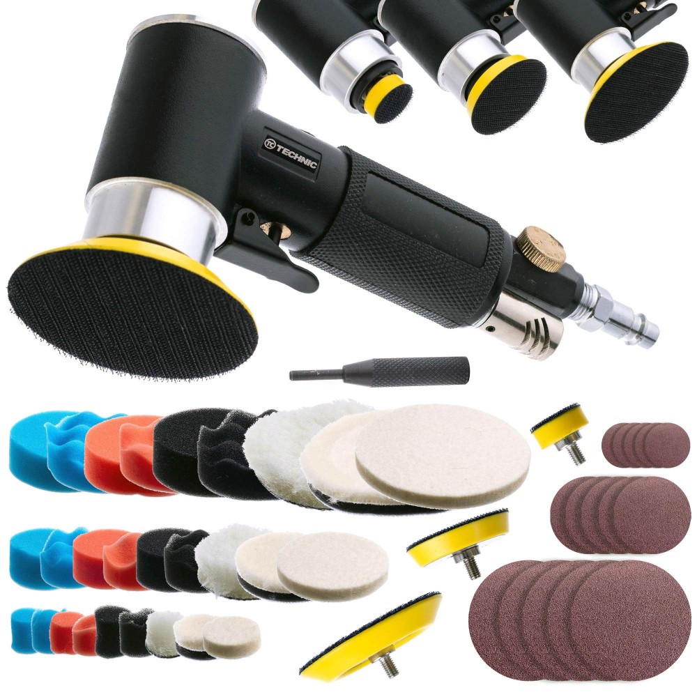 Grinder poliranje pneumatske spužve krzneni fels 25mm 50mm 75mm Kpl 48pcs