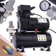 Aerografische compressor van de fles Twee Fengda-fans