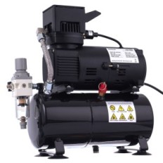 Aerograph compressor of the bottle two fengda fans