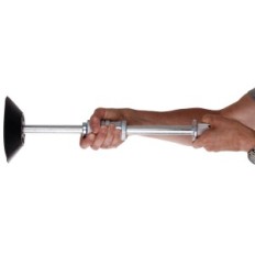 Pneumatic set for removing dents a slotworthy hammer to the car body