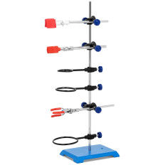 Tripod Laboratory stand with equipment 3 Rings 3 Handles