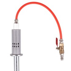 Pneumatic set for removing dents a slotworthy hammer to the car body