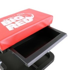 Workshop Workshop Workshop Chair Drawer Wheel Beared Big Red