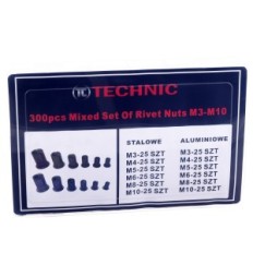 Rhinocards en acier et en aluminium M3 - M10 Niton Vis 300 pcs.