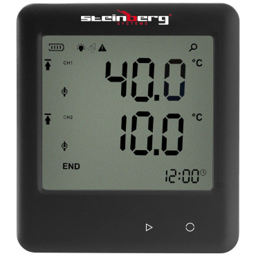 Gravador de temperatura Termômetro range -40 a 125c micro USB LCD IP54