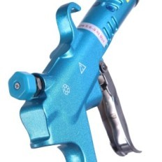 Washing gun for washing cleaning upholstery two nozzles brush