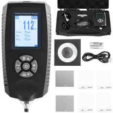 Meter van de auto vernis diktester bereik 0 - 500 μm USB