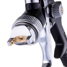 4x Pistol Pistol HVLP 1,4 1,7 2,0 2,5 mm musta maalaus